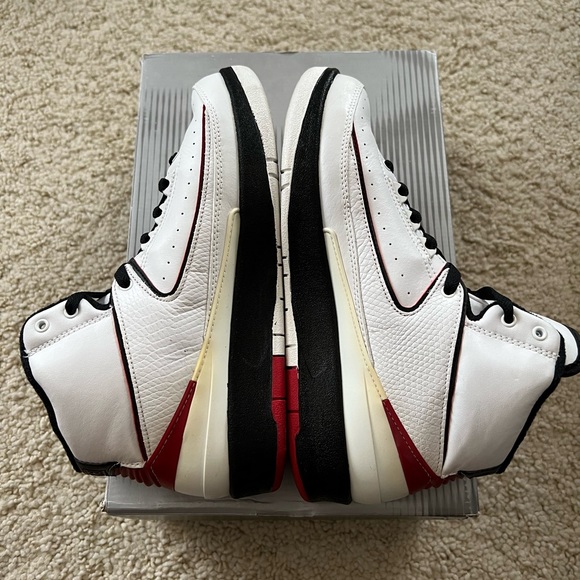 Nike Jordan 2 II retro Chicago sneakers 2004 OG ORIGINAL shoes varsity- 6 y 8 w - Picture 4 of 10